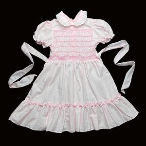 Vintage Disney Winnie the Pooh Kids Dress Sz 6 S